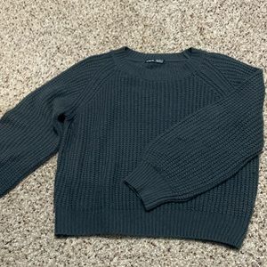 Dark grey cropped sweater